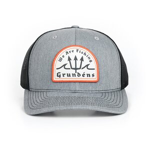 Grundens Trucker Hat Grey/Black - Poseidon