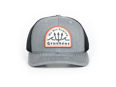 Grundens Trucker Hat Grey/Black - Poseidon