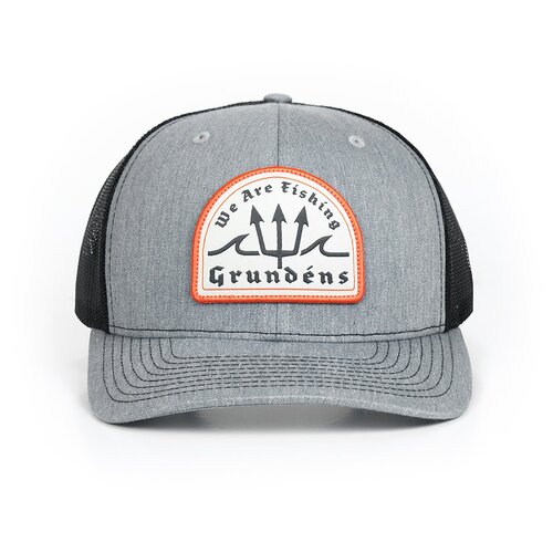 Grundens Trucker Hat Grey/Black - Poseidon Grundens Trucker Hat Grey/Black - Poseidon