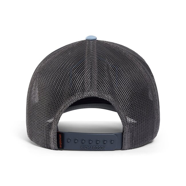 Grundens FISH FEARLESSLY TRUCKER HAT  - Salt Camo