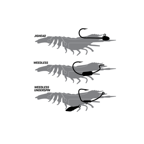 Nomad SUMO SHRIMP RIGGED 4"