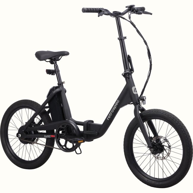 Retrospec JUDD Electric Folding Bike - Black