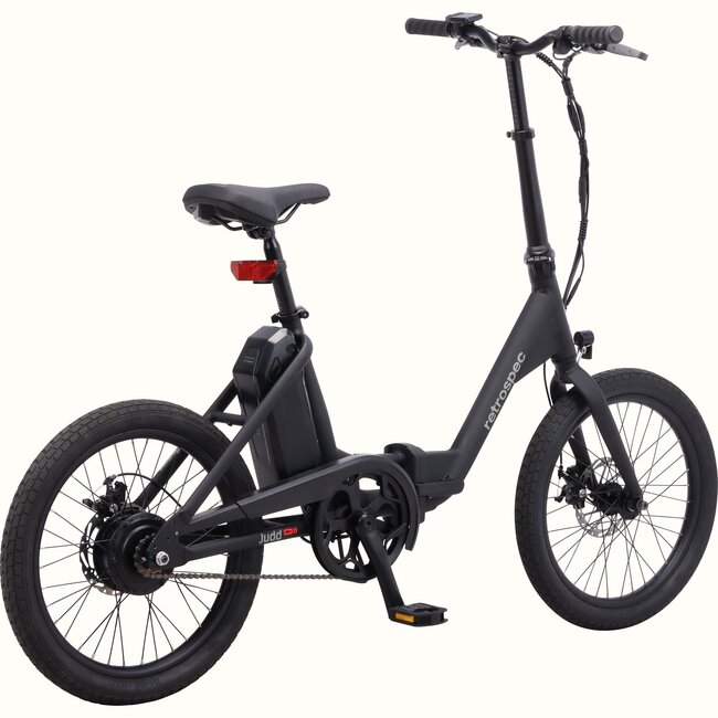 Retrospec JUDD Electric Folding Bike - Black