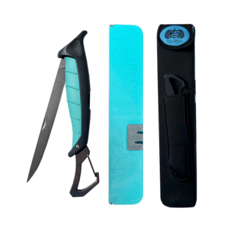 Toadfish Stowaway Filet System W/ 7” Filet Knife & Folding Cutting Board