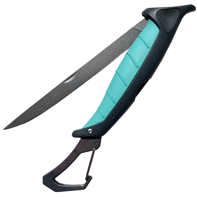 Toadfish Stowaway Filet System W/ 7” Filet Knife & Folding Cutting Board