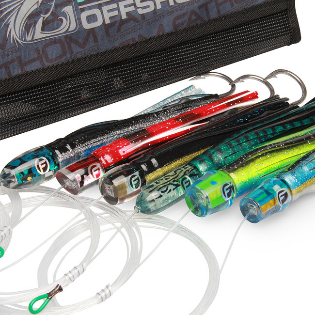 Fathom Offshore Alive Colors Meat Fish Trolling Pack