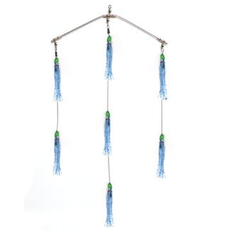 Clarkspoon Mini 8” Spreader Bar Rigged w/ Skirts and Clarkspoon