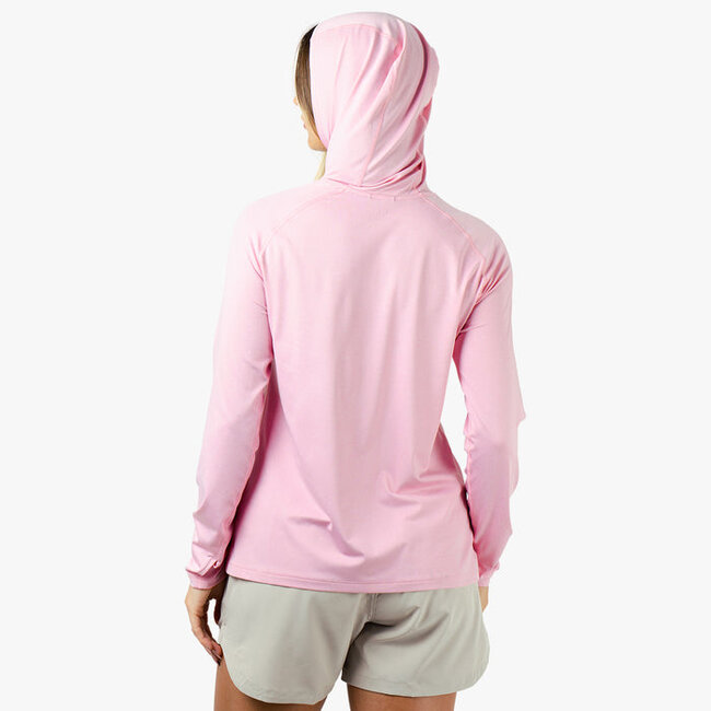 Aftco Women's Samurai 2.0 Sun Protection Hoodie Pink Heather