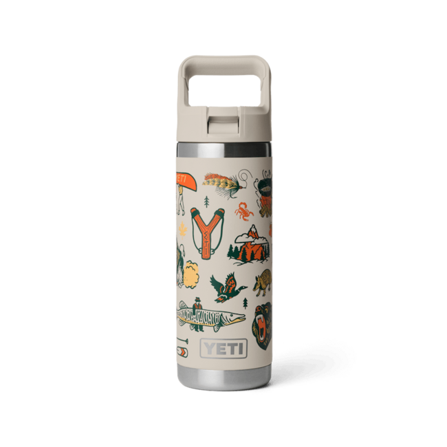 Yeti RAMBLER® 18 OZ WATER BOTTLE  WITH COLOR-MATCHED STRAW CAP