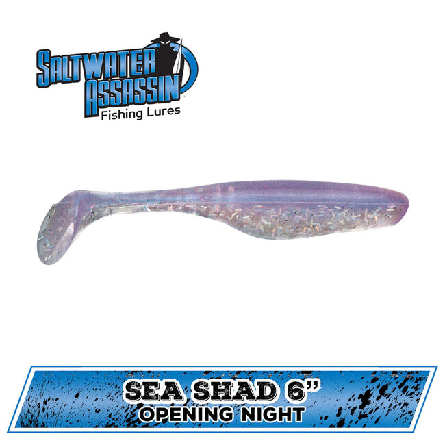 Bass Assassin Sea Shad 4" & 6″