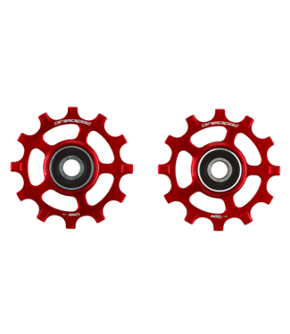 CERAMICSPEED PULLEY WHEELS SRAM AXS 12S ROAD RED COATED