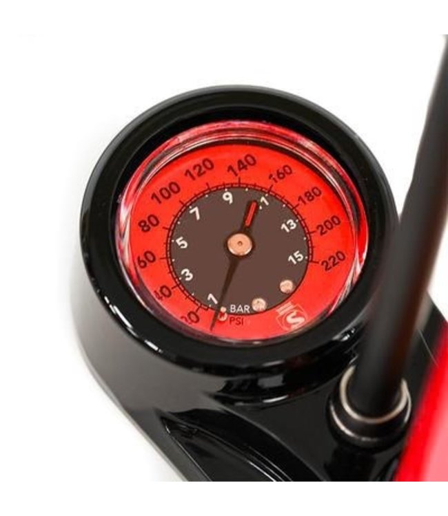 FLOOR PUMP PISTA RED