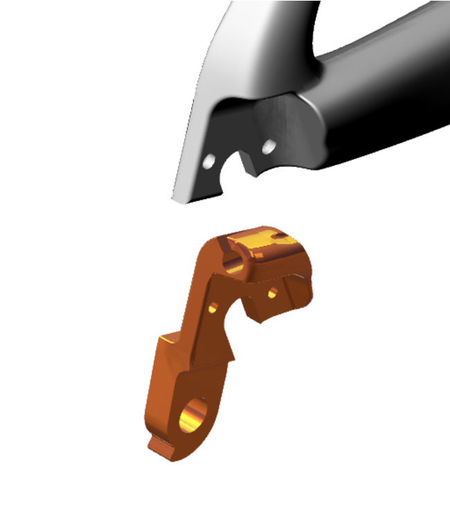 DROP OUT CENTO 10AIR-SR-AIR MEC ELEC 2 HOLES