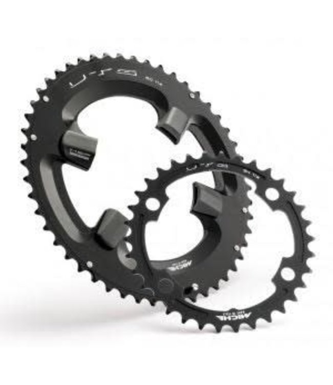 SRM CHAINRING MICHE-UTG TEETH SET 110 BCD-XXX-BLACK