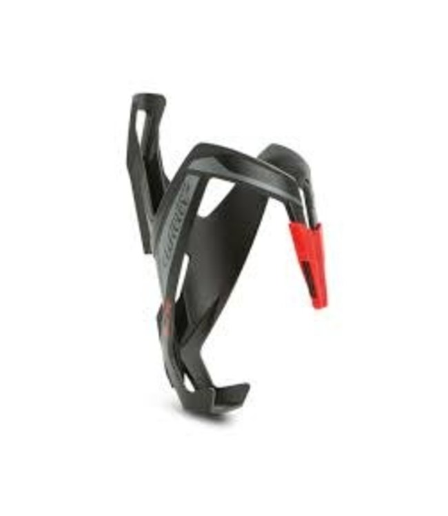 ELITE BOTTLE CAGE CUSTOM RACE PLUS BLKMATT/RED
