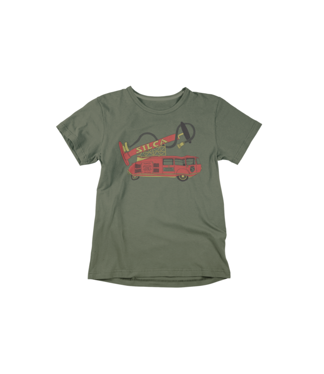 T-SHIRT CARAVAN VERT MILITAIRE