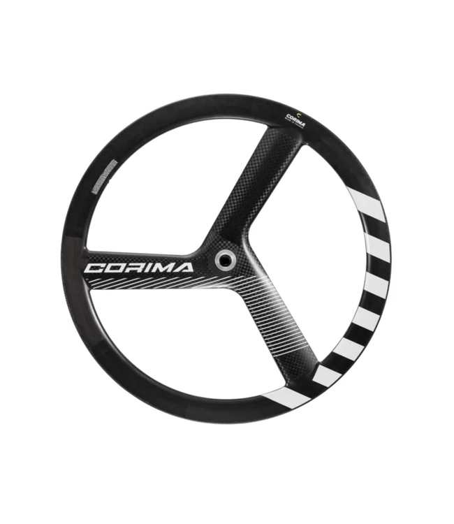 FR 3 SPOKES DECISIV  CERAMIC BEARING TUBULAR TRACK White