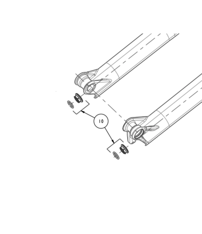 MANITOU FOOT NUT M12X1.5