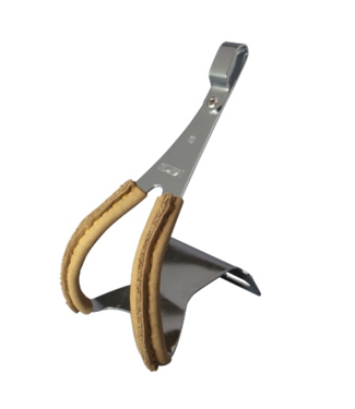 MKS TOE CLIP STEEL WITH LEATHER