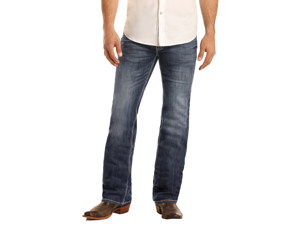 Rock and Roll Denim Pistol Straight- M1P3473