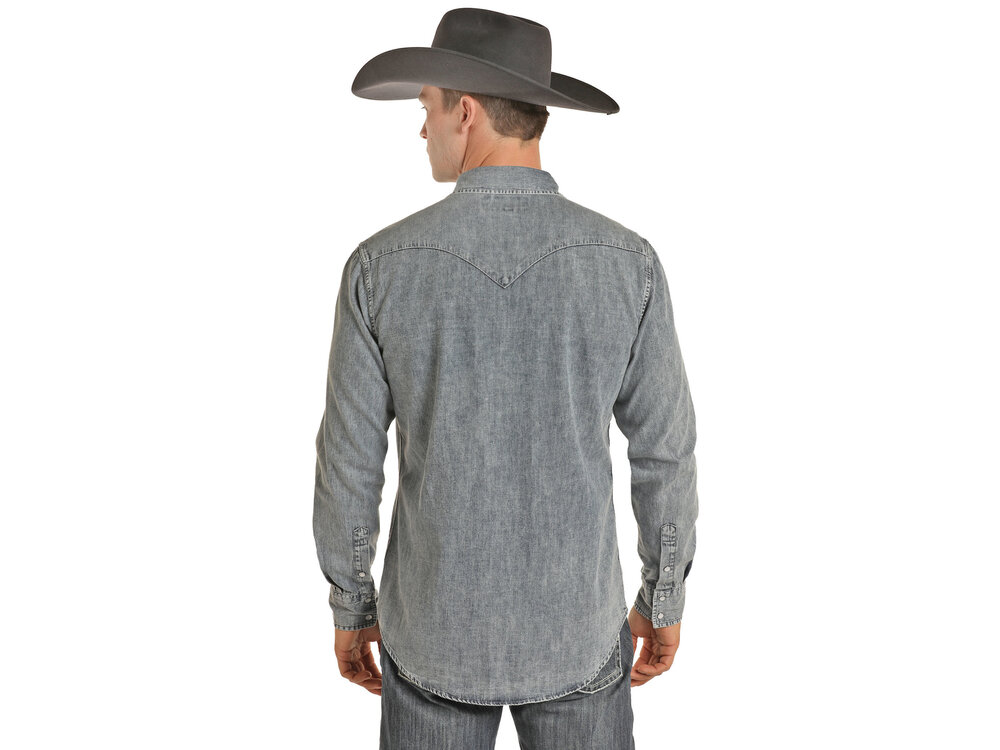 Rock and Roll Denim Light Denim Long Sleeve- Modern- B2S2311