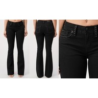 Chloe Boot in Black Denim