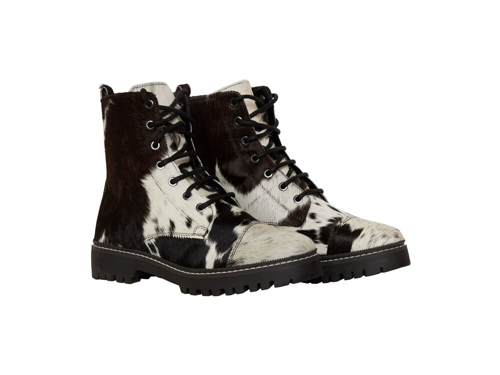 Myra Bags Fervence Cowhide Combat Boot