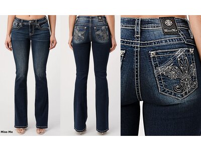 Miss ME Chloe Boot  Fleur de Lis