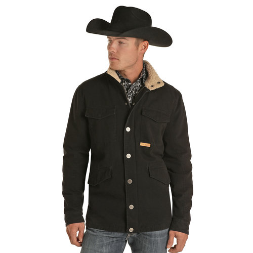 Powder River Outfitters Water Resistant Canvas Jacket with Berber Jacket - 92-1025