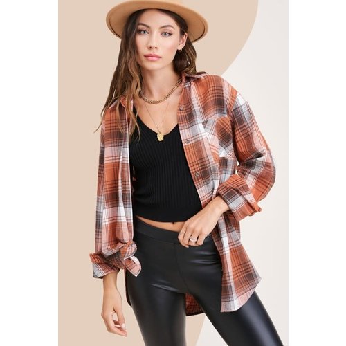 La Miel Classic Oversized Flannel