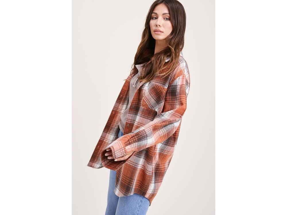 La Miel Classic Oversized Flannel