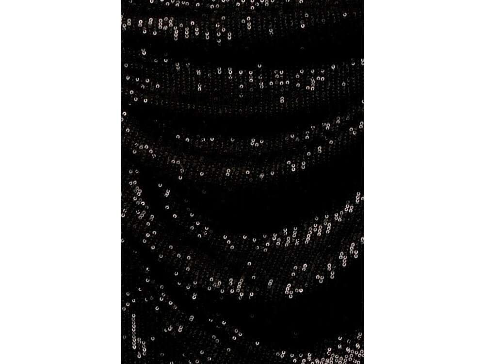 Square Neck Sequin Dress w/ Long Sleeves