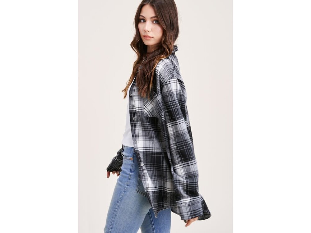 La Miel Classic Oversized Flannel