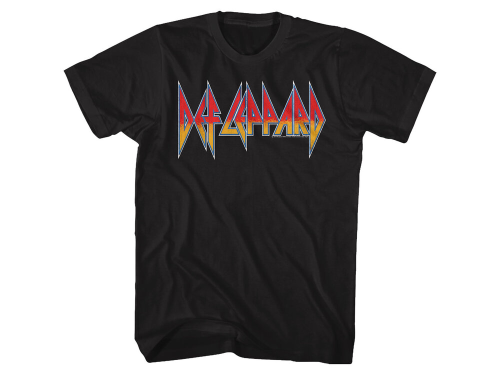 Def Leppard Name Logo- Unisex -black