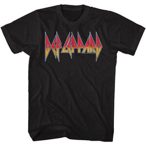 Def Leppard Name Logo- Unisex -black