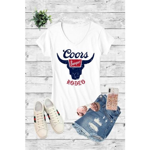 Coors Rodeo Women's VNeck