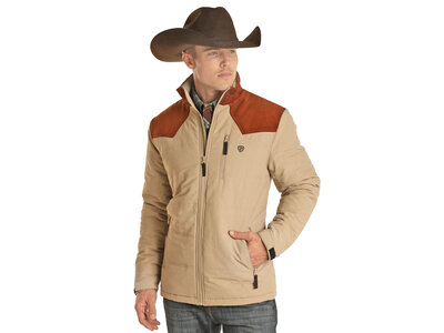 Rock and Roll Denim Western Style Zip Jacket