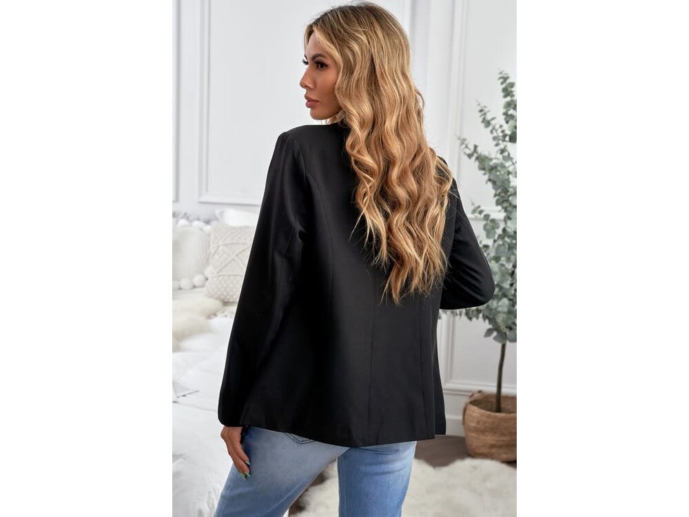 Classic Blazer with Sleeve Detail