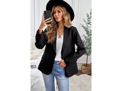 Classic Blazer with Sleeve Detail