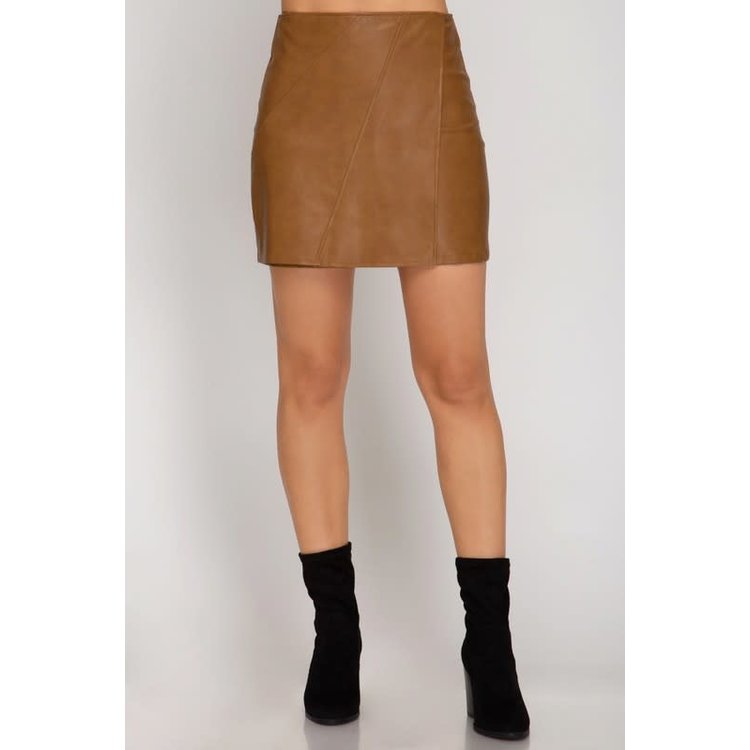 Western Inspired Pleather Skirt - Alternate Route Outfitters