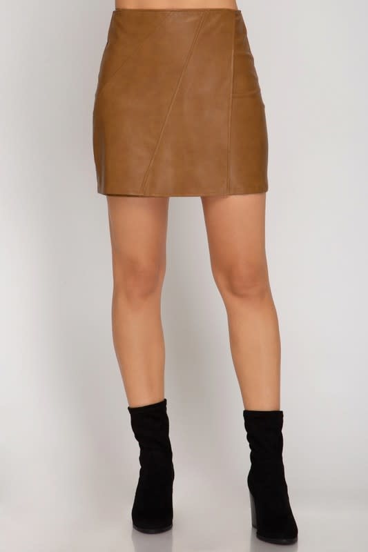 Western Inspired Pleather Skirt - Alternate Route Outfitters