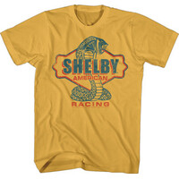 Carroll Shelby- "Shelby-American Racing" Unisex -Mustard