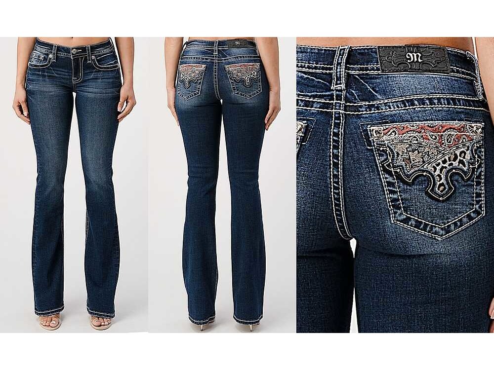 Miss ME Western Patchwork Pocket M3792