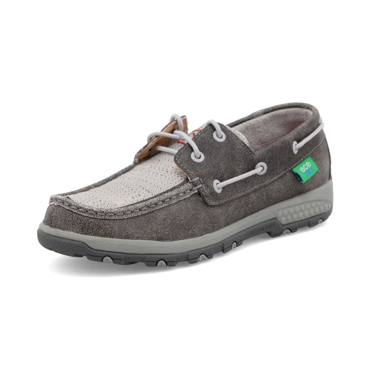 Twisted X Cellstretch-Boat Shoe-Grey-WXC0007