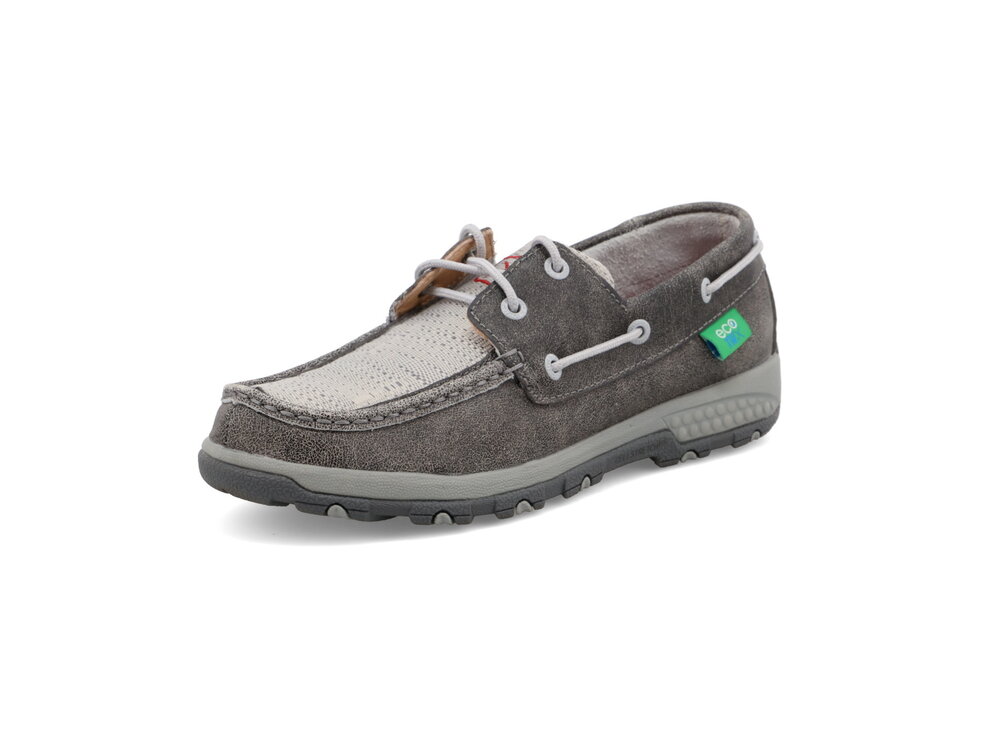 Twisted X Cellstretch-Boat Shoe-Grey-WXC0007