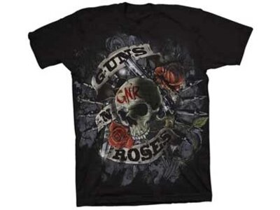 Guns N Roses Black "Firepower" Band Tee (2x)