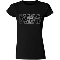 Kiss- Juniors Band Tee Silver Zebra