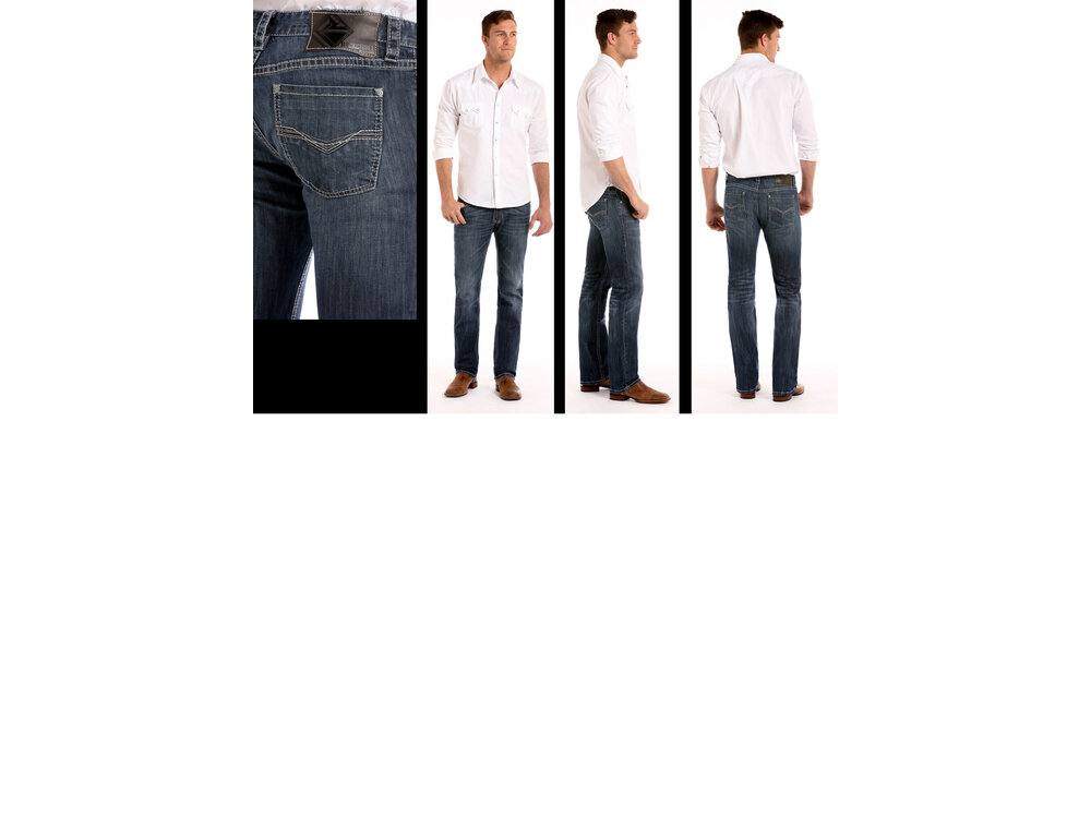 Rock and Roll Denim Slim Straight- Revolver Straight- REFLEX DENIM- Dark Vintage (40)- Restock