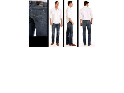 Rock and Roll Denim Slim Straight- Revolver Straight- REFLEX DENIM- Dark Vintage (40)- Restock