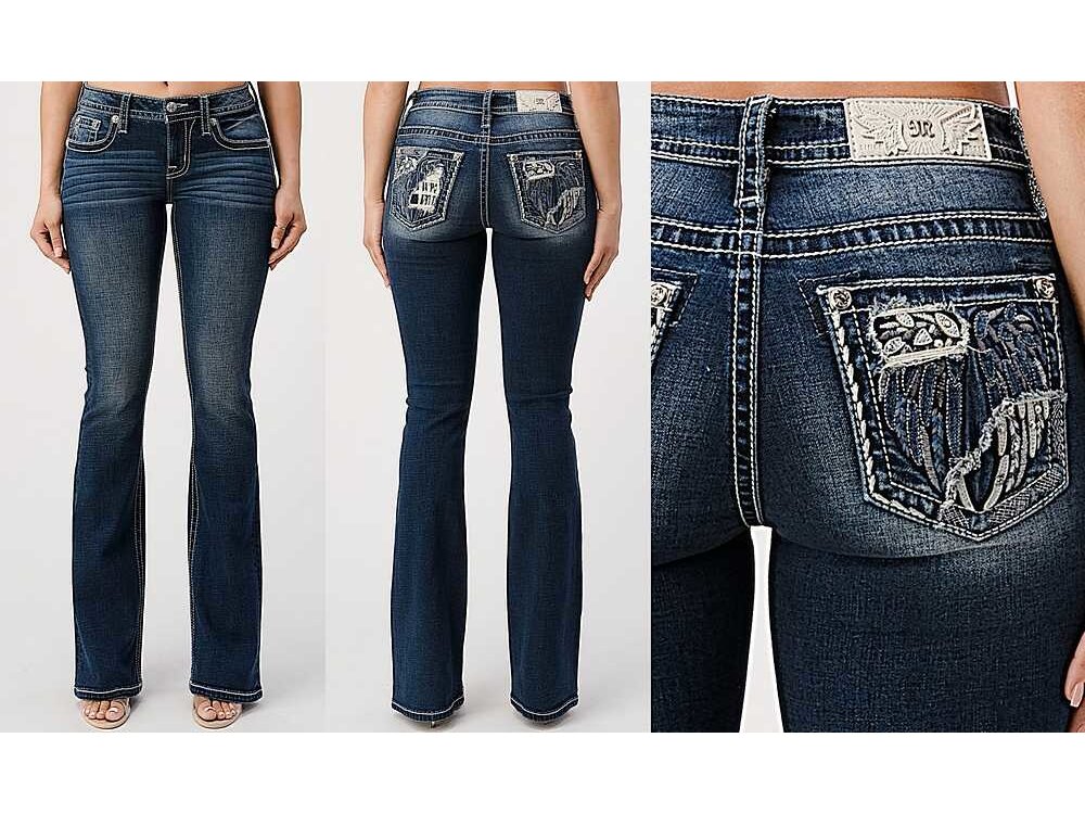 Miss ME Chloe Boot- Hide and Seek Wing with Destruction Mid-Rise